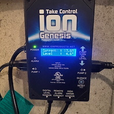 Ion-Sump-Pump-Installation-in-Naperville-with-Battery-Backup-System 1